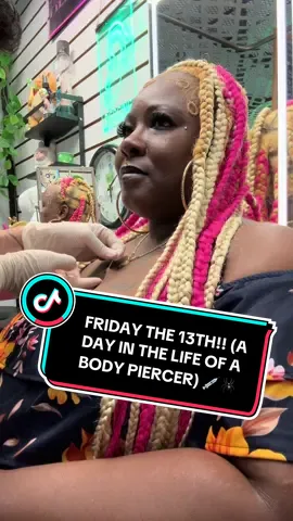 A post by @axtrig on TikTok caption: (TRIGGER ⚠️) “ 0 guys!! I thought it was going to be a 3,4,5, or maybe a 10” 💀😂 #fyp #foryou #foryoupage #piercingtok #axtrig #piercingsoftiktok #foryourpage #freepiercings 