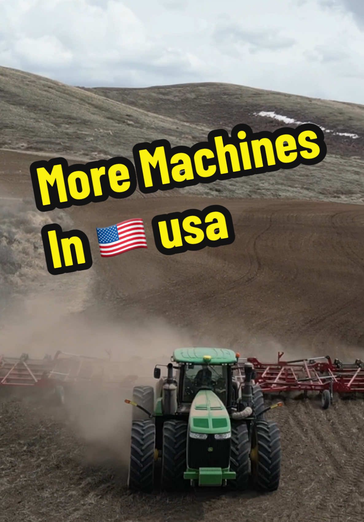 A post by @sammytv.media on TikTok caption: #farmlife #johndeere #case #lemken @Chris Robinson 