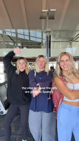 A post by @ajcoastal on TikTok caption: The gals takeover Spain for 2 weeks @abi elizabeth(: @Maysonsagess 