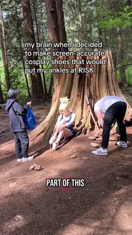 A post by @weichiadi on TikTok caption: a terrible plan really #kohaku #drstone #kohakucosplay #drstonecosplay #dcstcosplay #animecosplay #Anime @Fabricana @EpicCosplay Wigs @Lumin’s Workshop 