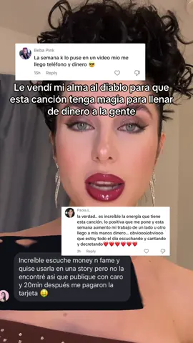 A post by @itsthecrazylatina on TikTok caption: Lo de vender el alma no es literal, tranqui jajajaja #money #fame #manifest 
