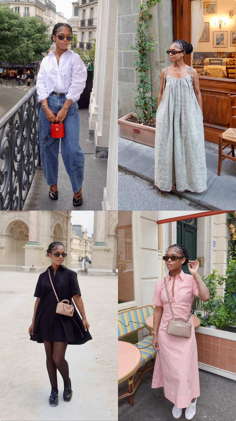 A post by @awilkyy on TikTok caption: My favorite Europe outfits! This is *almost* everything I wore! What’s your fav?? 🤩🤭✨ #foryou #fyp #ootd #outfitinspo #outfitideas #europetravel #blackgirlluxury #trending #viral #casualoutfits #simpleoutfit #vacationoutfits 