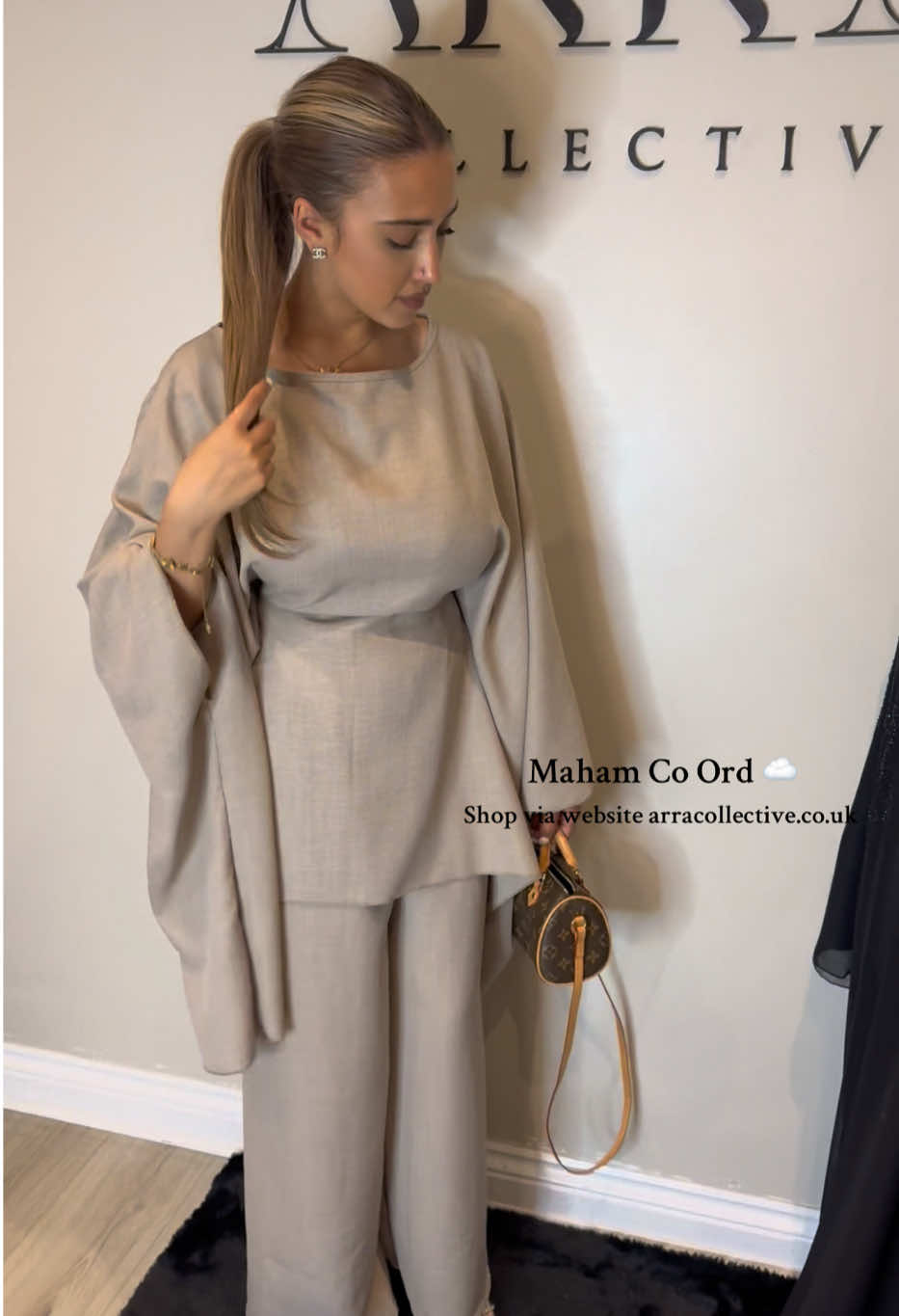 A post by @arra.collective on TikTok caption: Shop the Maham Co ord via the website now! More colours available..       arracollective.co.uk 🤍.               #fy #foryou #foryoupage #abaya #abayagirls #OOTD #ootdhijab #hijab #modestoutfits #fyp