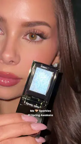 A post by @jennatanisha on TikTok caption: ✨💎 Mainos The prettiest glitter!! Using @RED CHAMBER US Multi-Purpose Cream Powders to instantly elevate my look 😚  Code JENNA10 for 10% off all orders over $69 on redchamber.co  #glittereyeshadow #redchamber #glitter  #harukipowder #cleanbeauty #multiuse #glittereye #makeuptransformation #dewydreams #sparklelook 