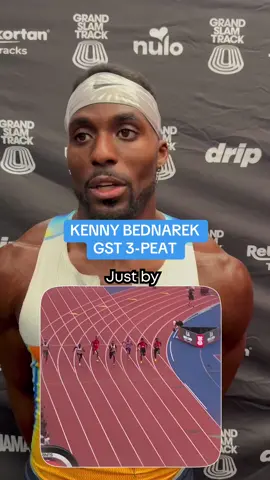 A post by @nbcolympics on TikTok caption: The Kenny Bednarek fans showed up big in Philadelphia for his third Grand Slam title.  #olympics #trackandfield #track #teamusa 