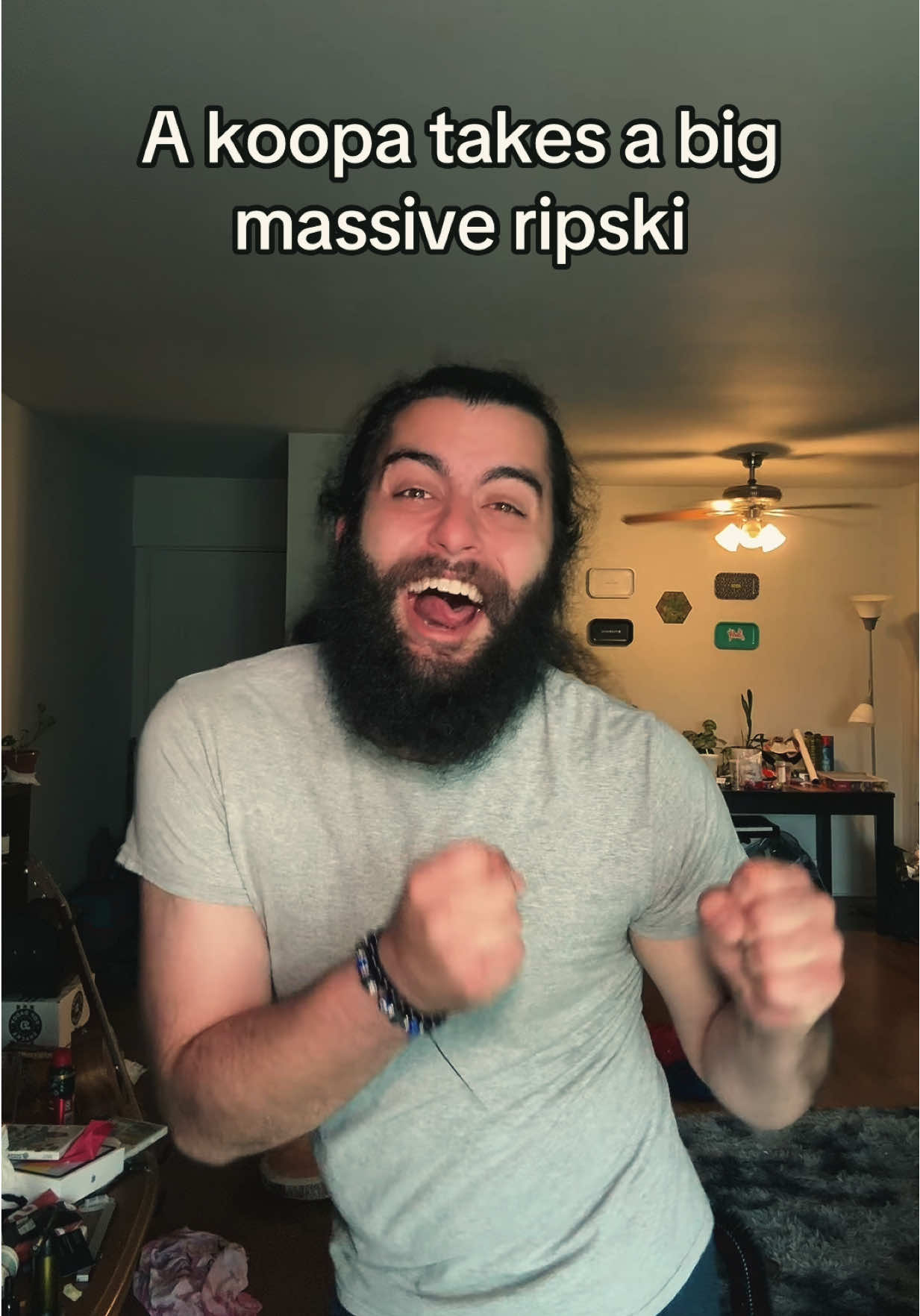 A post by @hotcupofjoe420 on TikTok caption: koopa gettin zoinked #gardentok 