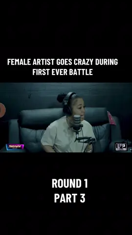 A post by @thehustleroftheyear on TikTok caption: How did she do??? Can she last in TAKEOVER?? #femalerapper #battlerap #phillyvsJersey #YaniCage 