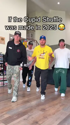 A post by @thewilliamsfam_ on TikTok caption: If the Cupid Shuffle was made in 2025 💘🕺