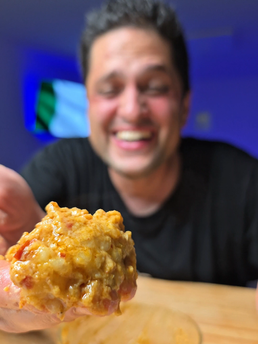 A post by @karimssurvivalkitchen on TikTok caption: Eating Fufu And Egusi #TikTokFood #asmr #mukbang @Paid.dk 