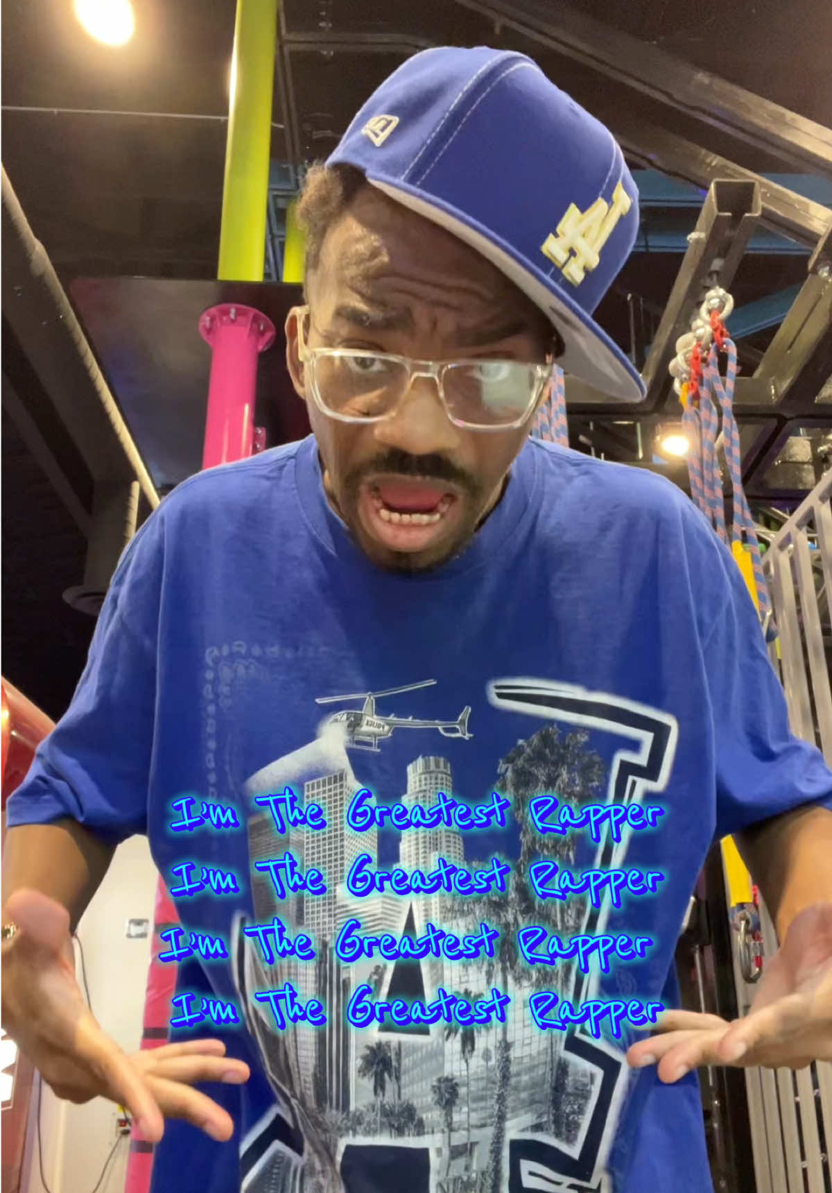 A post by @streetlifestags on TikTok caption: Trust Me I’m One Of The Greatest  Rapper Alive 🎤🎤🎤🎤🎤🎤  #GreatestRapperAlive  #BestRapperAlive #LosAngeles  #BestChallenge 