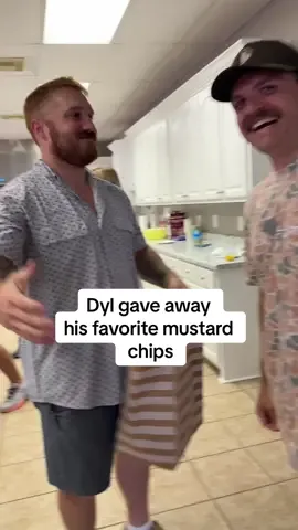 A post by @shelbanddyl on TikTok caption: His face when he opened it 🤣 #shelbanddyl #mustard #party #surprise #couples #relationships 