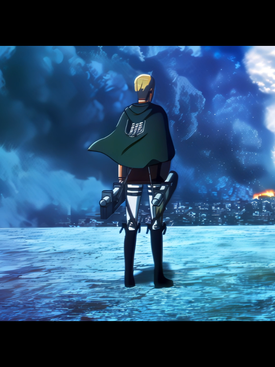 A post by @volcogot on TikTok caption: #attackontitan #shingekinokyojin #aesthetic #anime #edit 
