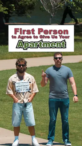A post by @areyoukiddingtv on TikTok caption: Would you give us your apartment? #comedy #funny #funnyvideos #fyp #foryou #viral #wow #lol 