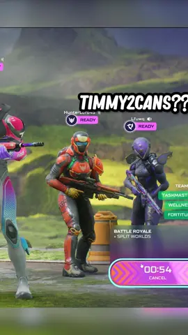 A post by @timmy2cans on TikTok caption: Hop into the new Splitgate 2 Battle Royale today! #splitgatepartner #Gaming #foryou