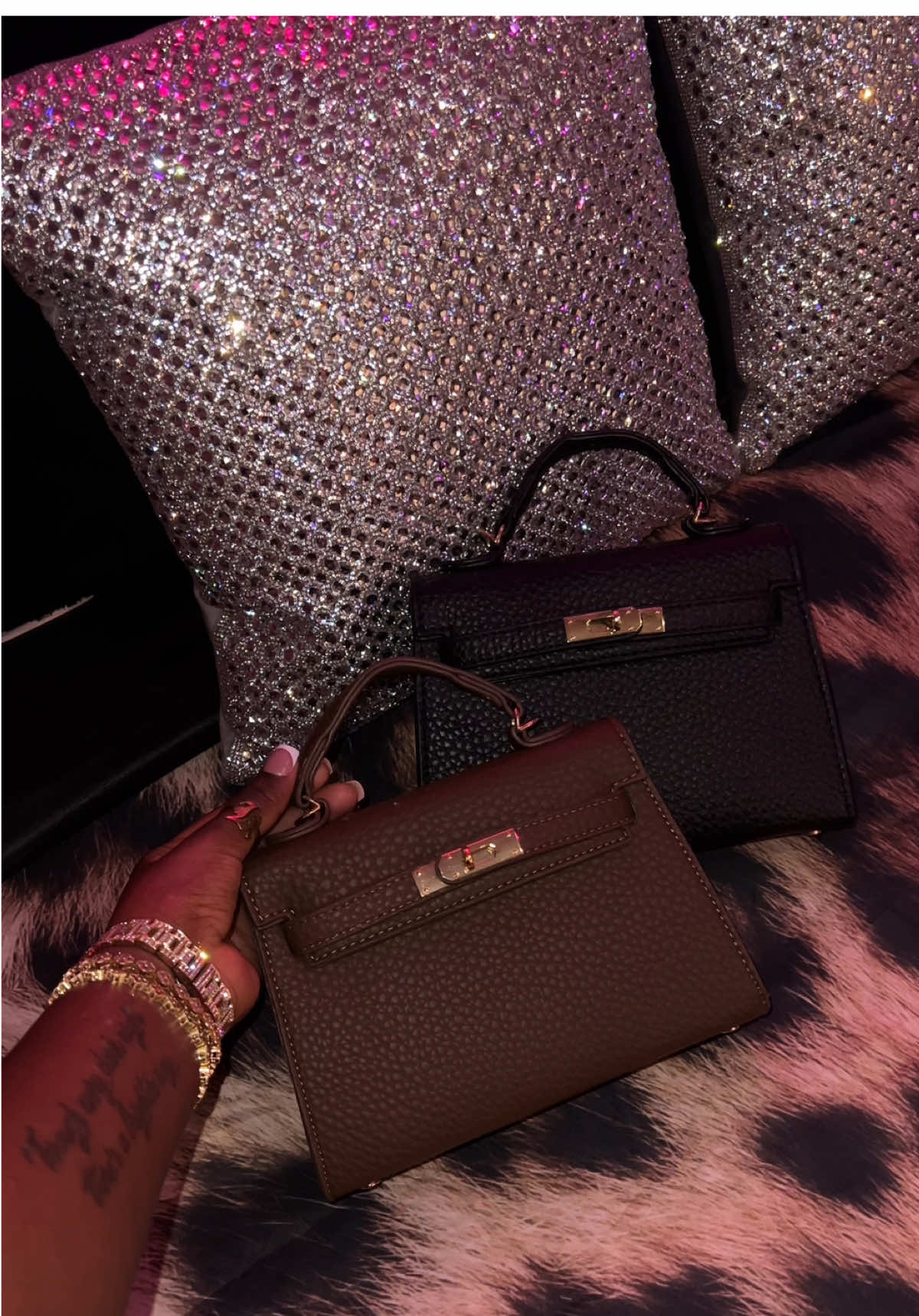 A post by @niciaakayyy on TikTok caption: TikTok Bags Are Untouchable Y’all Know Exactly What They Looks Like And The Shocked Me Too Good 10/10☕️🤎🖤Grab Her Before She’s Gone  #viralbag #fypviral #tiktokshop #minibag