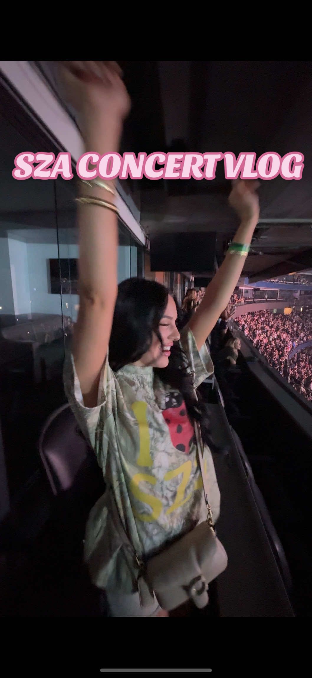 A post by @victoriasamson on TikTok caption: The most amazing concert ever😭💗💗 I’m so happy I stepped out of my comfort zone and went on this solo date 🥹🤍  ##gnxtour##solodate##vlog##concert##szaconcert
