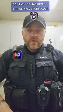 A post by @cooksonabudgets on TikTok caption: #duet with @Police helpful tips #uber #safety #beawareofyoursurroundings #beaware 