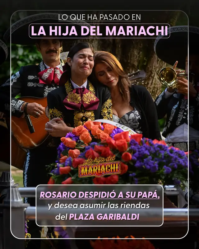 A post by @canalrcn on TikTok caption: ¡#LaHijaDelMariachi está cada vez más emocionante! 😍🥳 Si te perdiste algún detalle de lo que sucedió en estos primeros capítulos, te dejamos un breve resumen de sus momentos más emocionantes, ¿cuál fue tu favorito/a?🤔