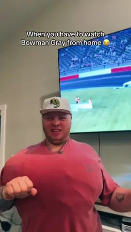 A post by @allieandnoah on TikTok caption: Nothing like THE MADHOUSE 😂 #allieandnoah #bowmangraystadium #nascar 
