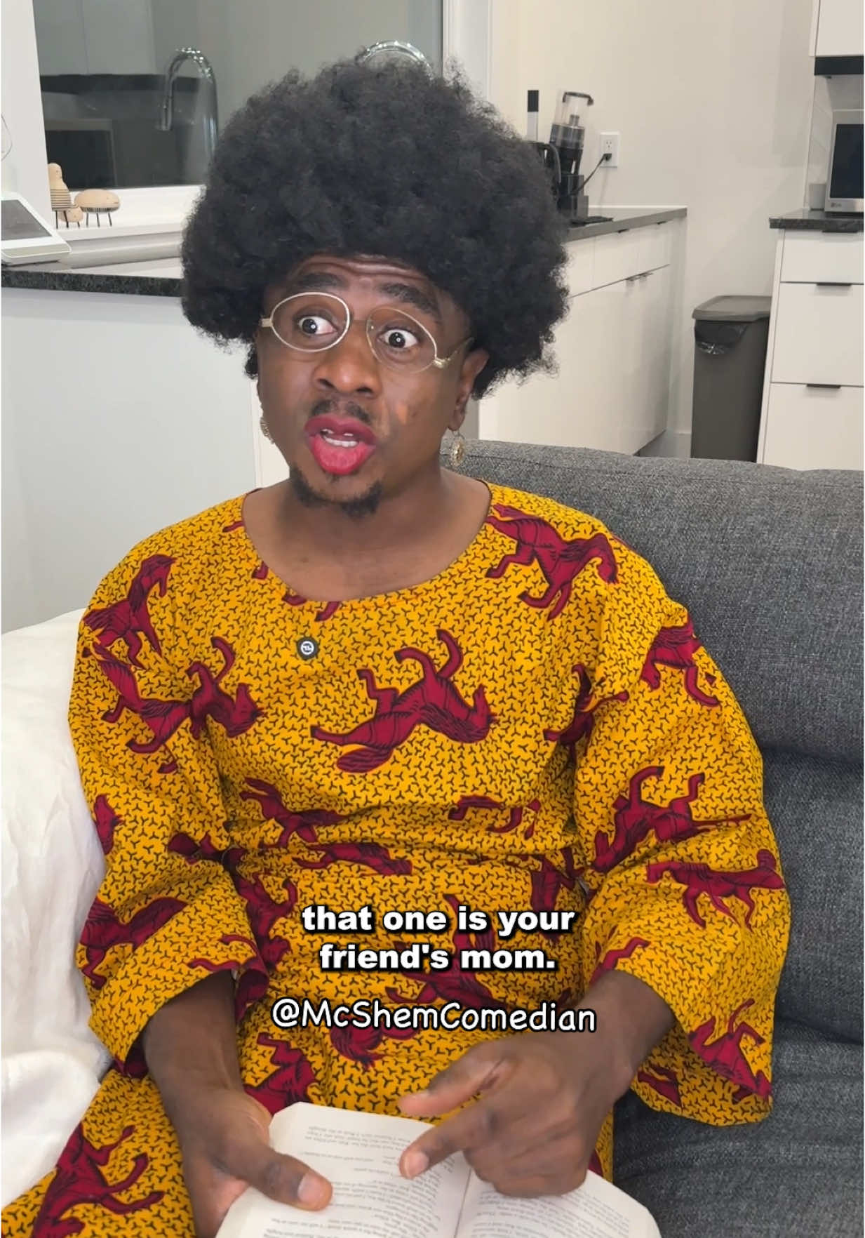 A post by @mcshemcomedian on TikTok caption: What did I do? 