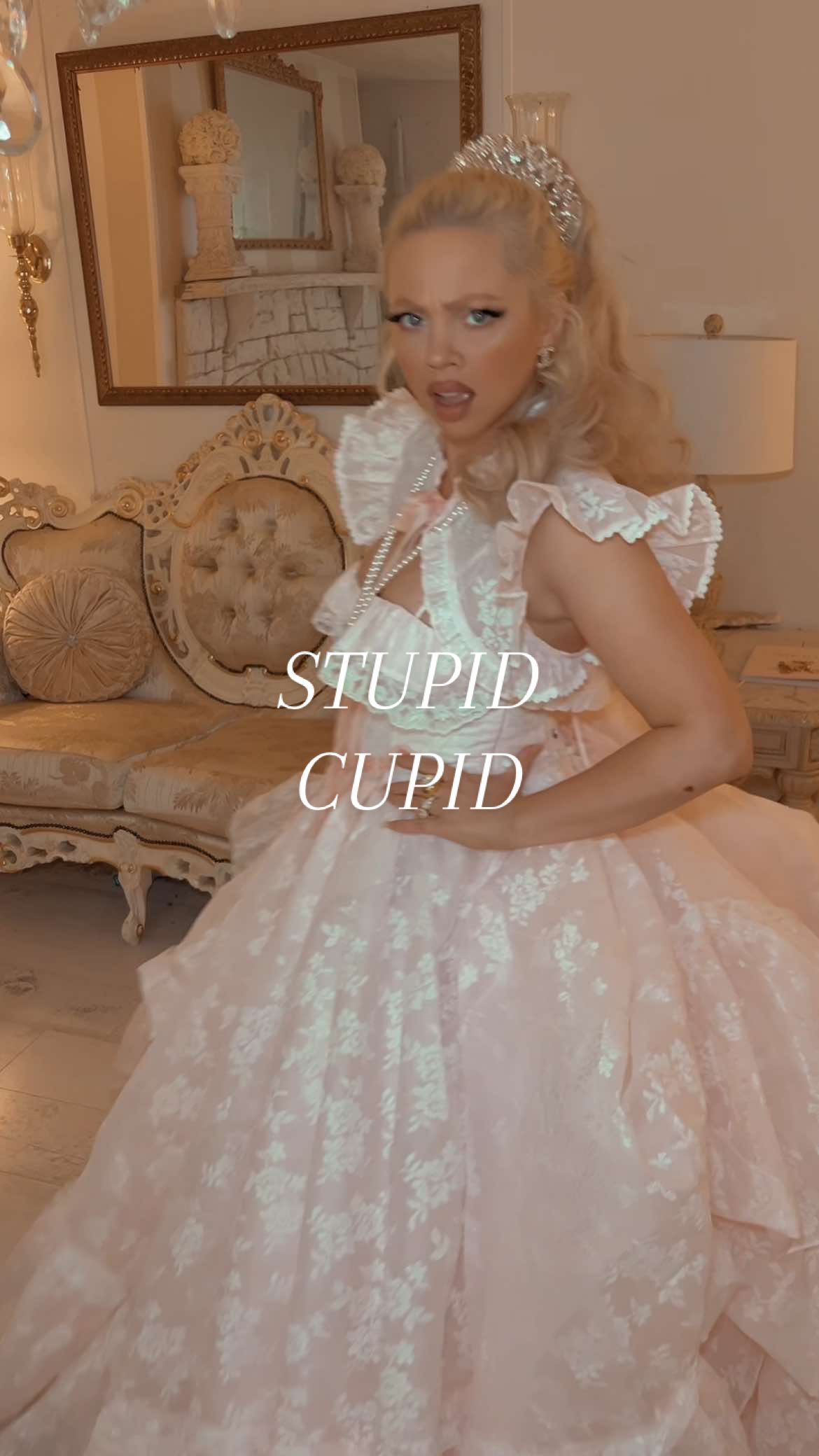 A post by @kayladawncook on TikTok caption: Dress @Selkie USE CODE “KAYLADAWNCOOK #SELKIE #pinkdress #dress #girly #glamourous #fancy #ootd #beautiful #princess #southernbelle