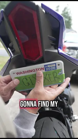 A post by @adobomoto on TikTok caption: Diy Yamaha R9 license plate bracket #yamahar9 