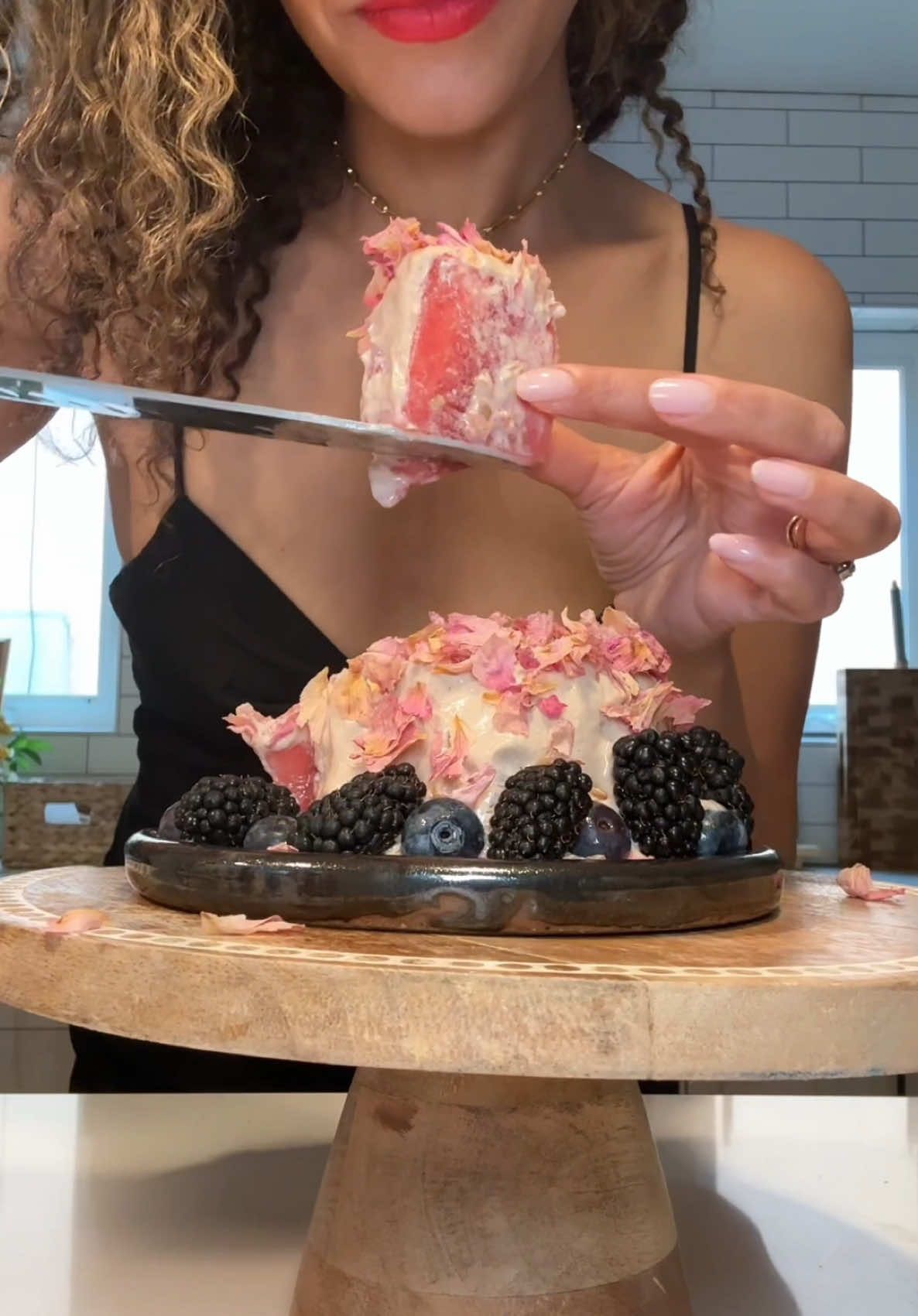 A post by @thejenjones on TikTok caption: The best way to eat watermelon 🍉  #plantbasedrecipes #watermelon #healthyrecipes 