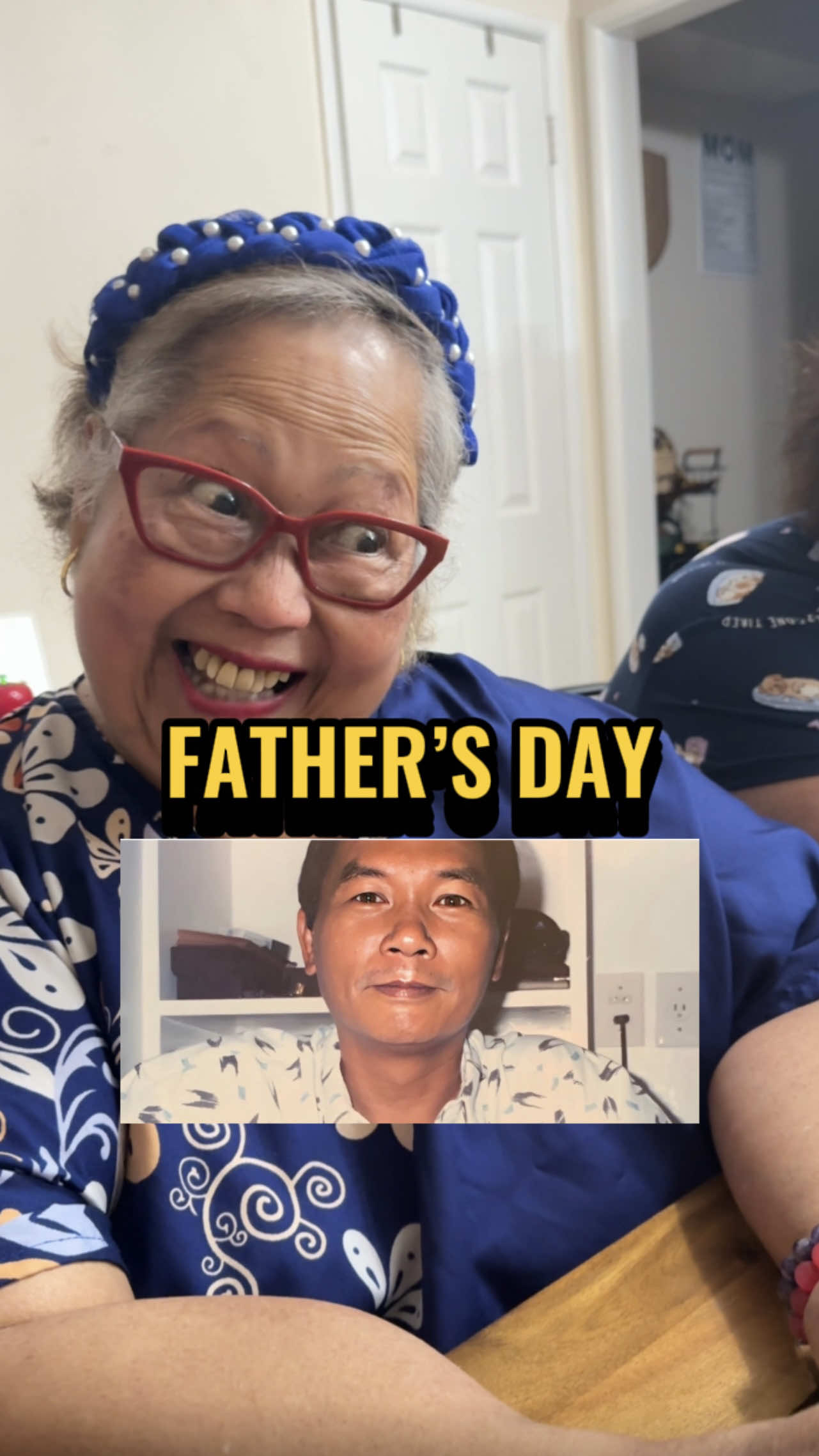 A post by @otakoyakisoba on TikTok caption: Happy Father’s Day! May you all have a bouncing day. 💙