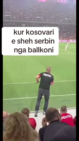 A post by @jrldn23 on TikTok caption: kur kosovari e shikon serbin dhe kur e takon atë #shqip 