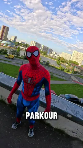 A post by @moscow_spider on TikTok caption: Spiderman parkour😂#moscowspider 