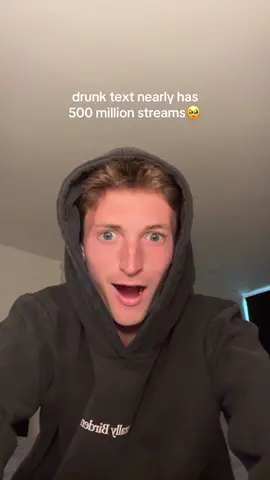 A post by @henrymoodie on TikTok caption: i’m basically best friends with HALF A BILLION people wtf i love u guys so so so much #fyp #drunktext 