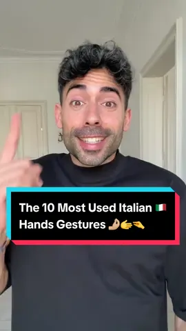 A post by @italianteachertony on TikTok caption: The Most Used Italian Hands Gestures 🇮🇹🤌🏼🤏🫱 #italian #italiano 