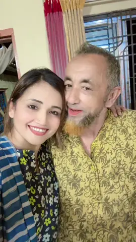 A post by @dishamon_iofficial on TikTok caption: সকল বাবাদের প্রতি রইলো বিনম্র শ্রদ্ধা ও ভালোবাসা। ভালো থাকুক সকল বাবারা। Happy Fathher's Day #dishamomi 