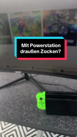 A post by @tutich_official on TikTok caption: Antwort auf @Ivan Mit der Powerstation von Jackery zocken? #Anzeige / #jackery #gaming #outdoor #powerstation  