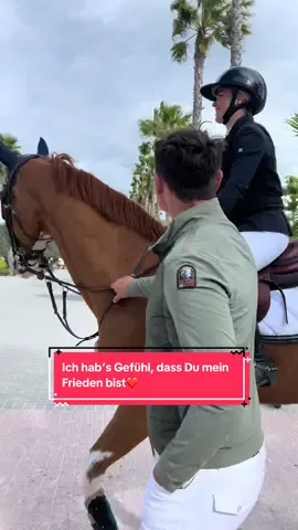 A post by @bellaxhorses on TikTok caption: Weil wenn die Welt mir viel zu riesig ist, zeigst Du mir wie ich kurz zufrieden bin❤️ #aquatraining #showjumpinghorse #horseslover #horseslover #love #passion #boyfriend #pferdeliebe #pferdemädchen #equestrianlove #equestriangirl 