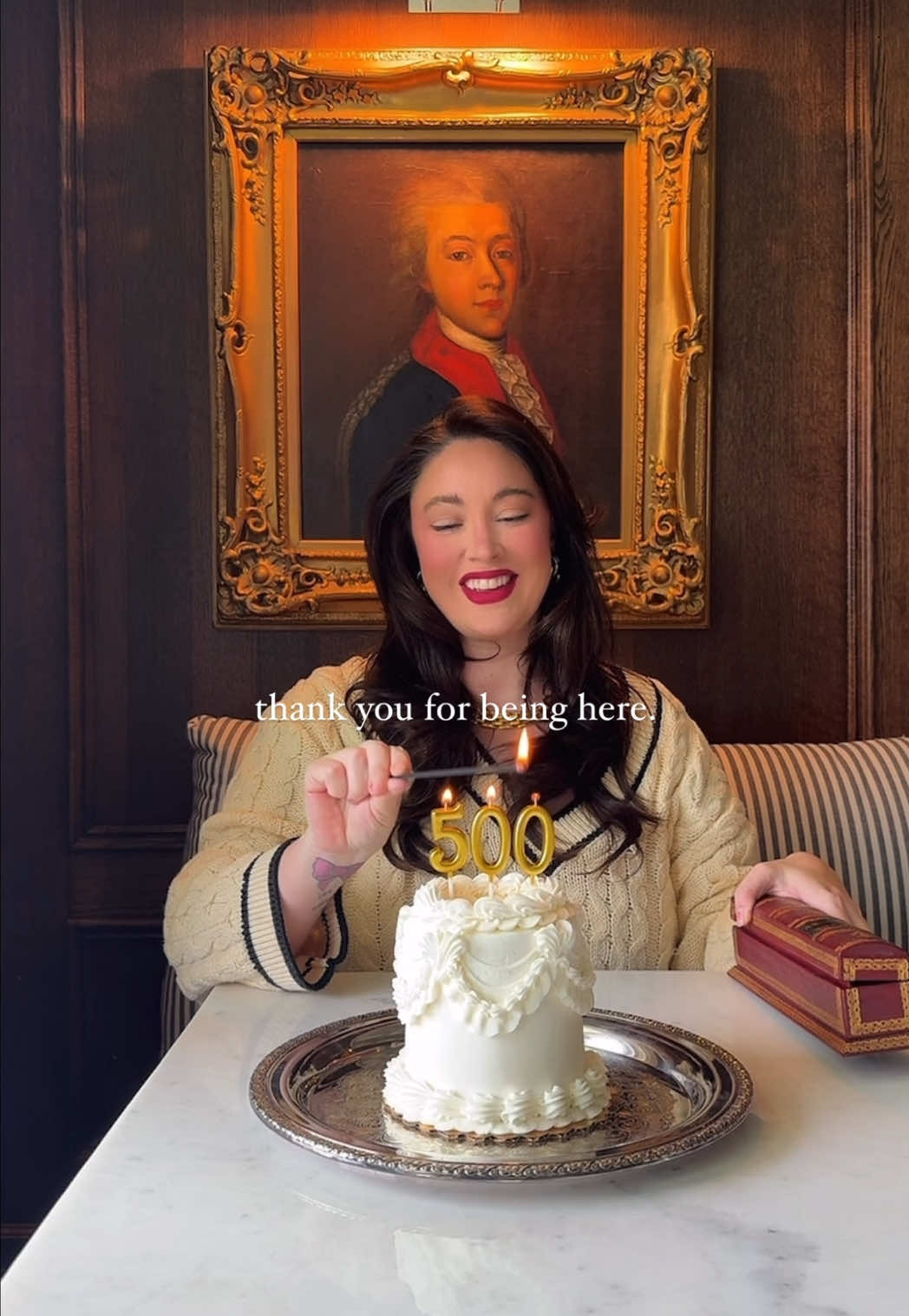 A post by @peonyandhoney on TikTok caption: Celebrating over 500k on Instagram today and over 500k here as well!  Very grateful to have so many of you following this journey.  Big hugs. -e