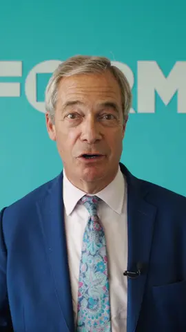 A post by @nigel_farage on TikTok caption: Thank you for 1.3m followers on TikTok!