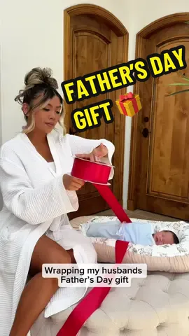 A post by @lianev on TikTok caption: The best gift you can give! Happy Father’s Day @ItsDonBenjamin 🎁👶🏽😂 #FathersDay #Dad #baby 