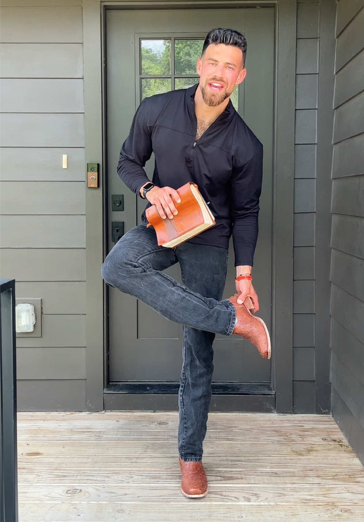 A post by @campayne5 on TikTok caption: Church OOTD.. whatcha think?🤠 #fyp #fypシ #grwm #ootdfashion #mensfashion #relationship #dating 
