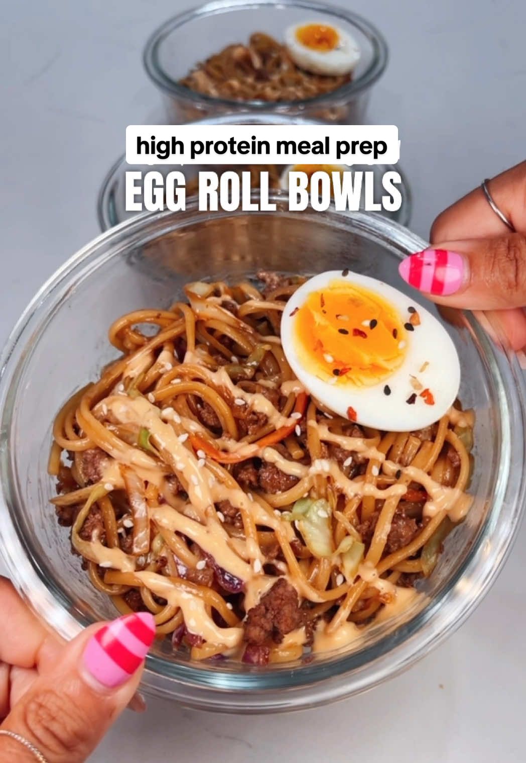 A post by @makayla_thomas_fit on TikTok caption: Replying to @Fltmedx129 immediately yes to this healthy girl meal prep, better than takeout 🥡!!!  #healthymeals #mealprep #summermeals #highprotein #healthylunch 