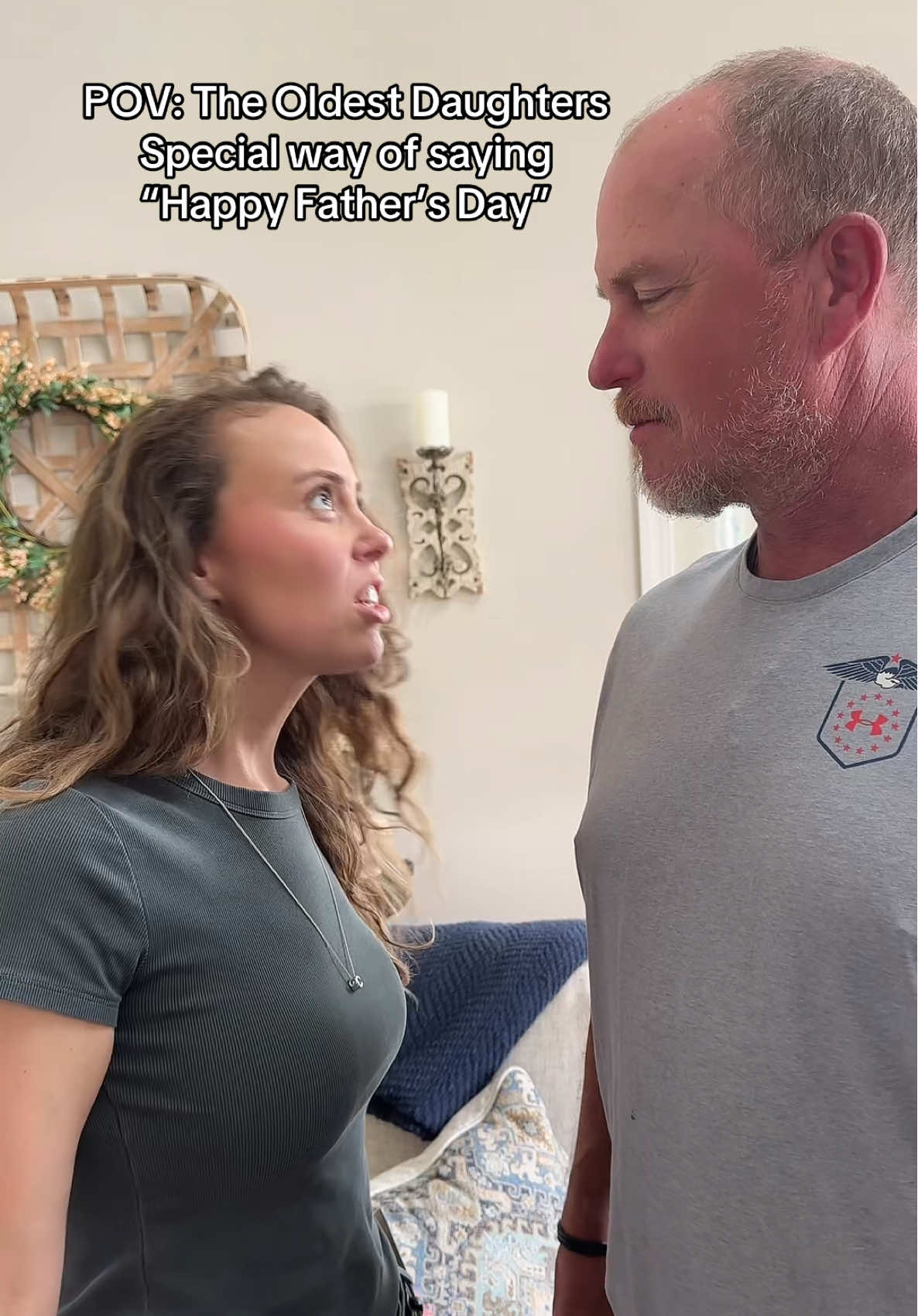 A post by @thebaileylavender on TikTok caption: Being the Oldest Daughter is a Personality Trait 🤣 #baileylavender #relatable #comedy #fatherdaughter #fathersday #fyp 
