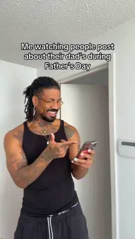 A post by @dontcalldom on TikTok caption: tell me more about this myth known as a “father”🤔 #happyfathersday 