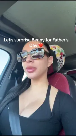 A post by @alondradessyyy on TikTok caption: Let’s surprise @Benny Soliven for Father’s Day ❤️  #alondradessy #fathersdaygift #ledgy #fyp 