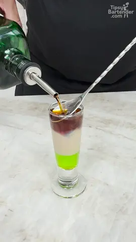 A post by @realtipsybartender on TikTok caption: Loch Ness Monster #cocktails