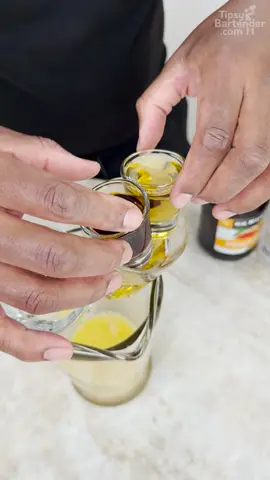A post by @realtipsybartender on TikTok caption: Inception Bomb Shot #cocktails