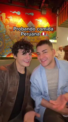 A post by @andrewlarranaga on TikTok caption: Probando comida de Perú 🇵🇪😍 es deliciosa! @LeeanSalinas 