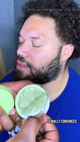 A post by @terrybree241 on TikTok caption: HAPPY FATHER’S DAY y’all 🥳 my husband is my skincare model today 💆🏾‍♂️ spoil your husband on Father’s Day  This bubble mask is going viral for a reason — it detoxes, deep cleans, and leaves your skin glowing! Try it before it sells out again 🫧 ##holybasilbubbledeepmask##holybasilmask##bubblemask##menskincare