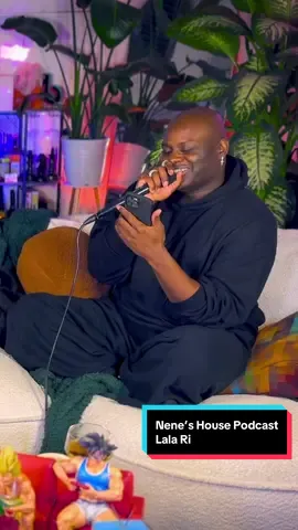 A post by @nene_la_shiro on TikTok caption: @LaLa Ri is a ki 😂❤️ ep 4 of @Nene’s House Podcast #dragrace #allstars #podcast 