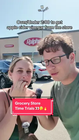 A post by @michael.dicostanzo on TikTok caption: This was INTENSE…👀😱🤷🏻‍♂️ #grocerystore #timetrials #challenge 