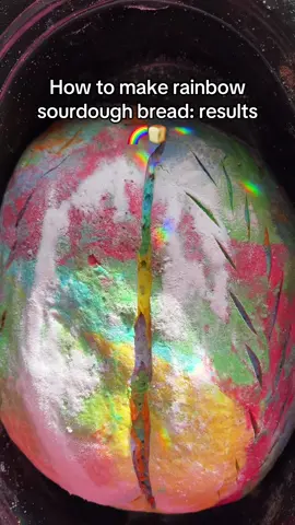 A post by @wheatculture on TikTok caption: How to make rainbow bread results! #sourdoughtiktok #sourdough #sourdoughstarter #sourdoughtok #sourdoughasmr #sourdoughcrunch #sourdoughbread #wheatculture #sourdoughclub #rainbowbread 